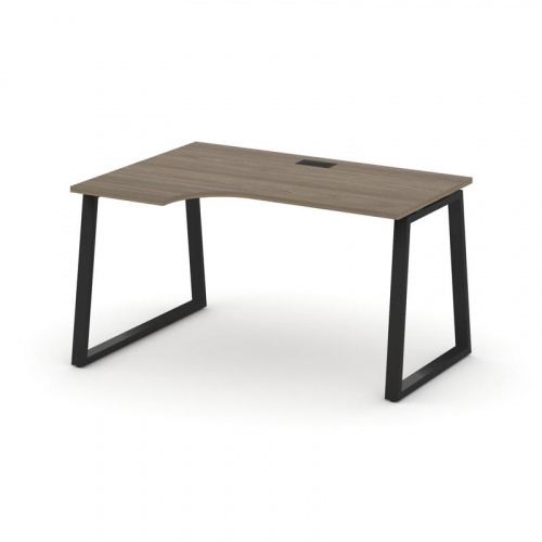 Style Project Стол рабочий эргоном. SN-6T1.SPA-012(L) Акация Лорка/Металл Антрацит/Заглушка Пластик фото 4
