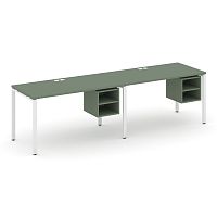 Бенч-система на 2 места с подвесными тумбами Concept CN.ORS-105