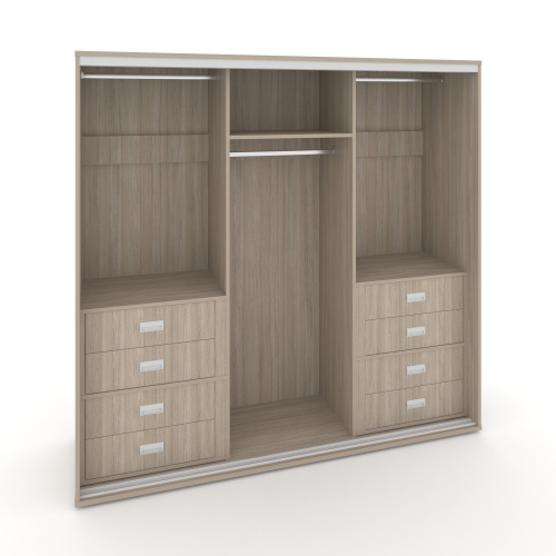 Корпус 3-х секционного шкафа низкого L=2369мм Maris SH.K3-6.2 K5 фото 6