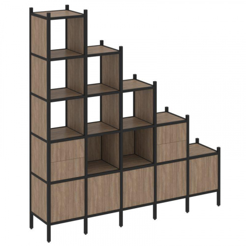 Стеллаж офисный прямой Loft VR.L-23 фото 10 Стеллаж офисный прямой Loft VR.L-23 фото 10