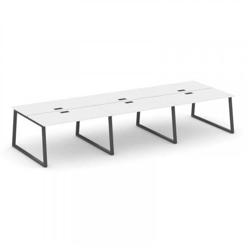 Style Project Рабочая станция 2-х сторон. SN-6T1.DRS-084 Акация Лорка/Металл Антрацит/Заглушка Пласт фото 26