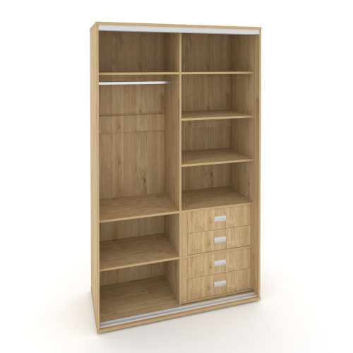 Корпус 2-х секционного шкафа высокого L=1600мм Maris SH.K2-6.1 K7 фото 3