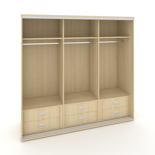 Корпус 3-х секционного шкафа низкого L=2669мм Maris SH.K3-8.2 K4