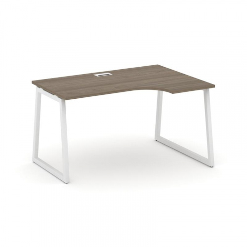 Style Project Стол рабочий эргоном. SN-4T1.SPA-022(R) Акация Лорка/Металл Антрацит/Заглушка Пластик фото 20