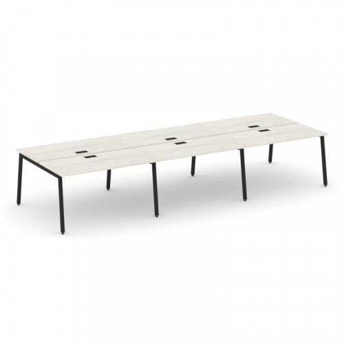 Style Project Рабочая станция 2-х сторон. SN-4A.DRS-082 Белый/Металл Антрацит 3540*1632*750 фото 5