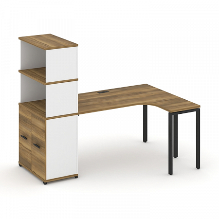 Стол эргономичный с опорным распашным шкафом Concept CN.SA-215(R)