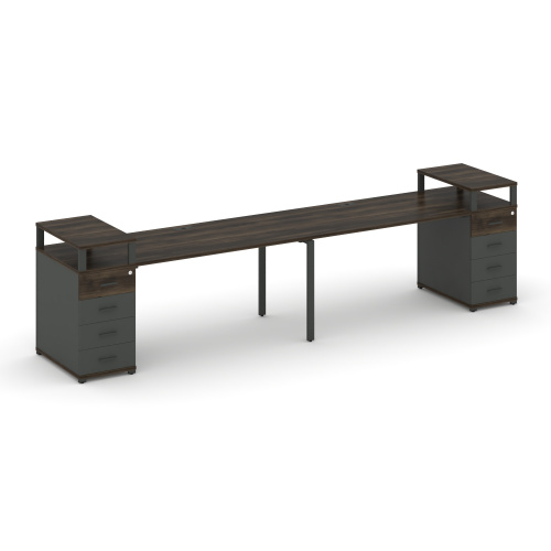 Бенч-система на 2 места с 2 опорными тумбами Concept CN.ORS-426 фото 3 Бенч-система на 2 места с 2 опорными тумбами Concept CN.ORS-426 фото 3