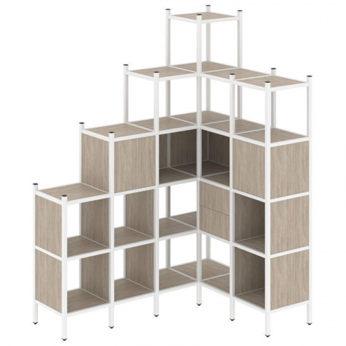 Стеллаж офисный угловой Loft VR.L-44 фото 2 Стеллаж офисный угловой Loft VR.L-44 фото 2