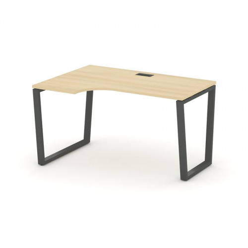 Style Project Стол рабочий эргоном. SN-6T2.SPA-001(L) Акация Лорка/Металл Антрацит/Заглушка Пластик фото 28