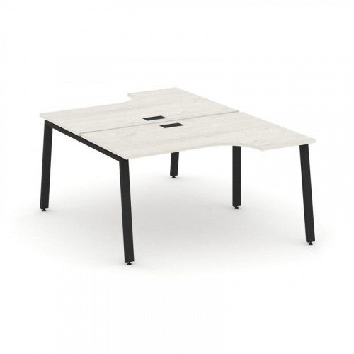 Style Project Рабочая станция эргоном. SN-6A.DRPA-012 Вяз Благородный/Металл Белый 1580*1432/1992*75 фото 10