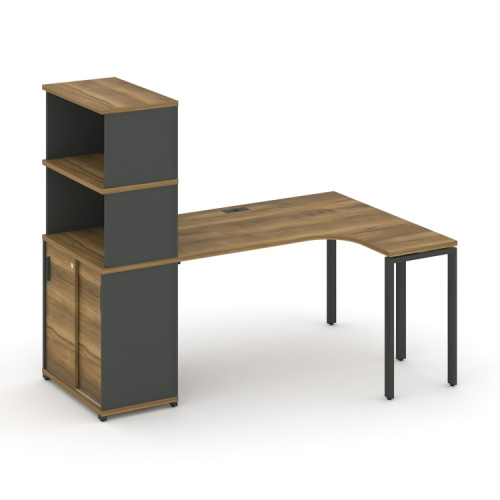 Стол эргономичный с опорным шкафом-купе Concept CN.SA-221(R)