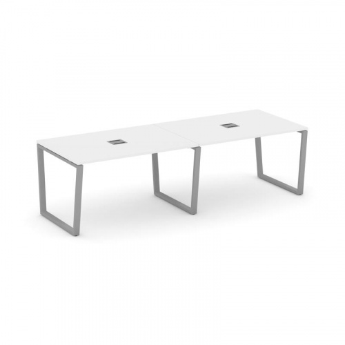 Style Project Стол переговорный SN-6T2.SPRG-012 Акация Лорка/Металл Антрацит/Заглушка Металл Антраци фото 16