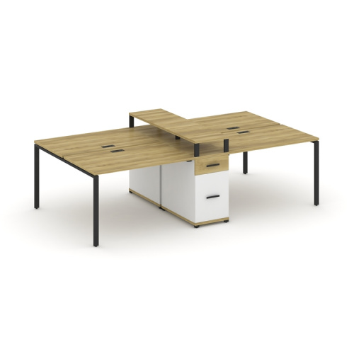 Бенч-система на 4 места с 1 опорной тумбой Concept CN.DRS-438 фото 6