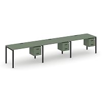 Бенч-система на 3 места с подвесными тумбами Concept CN.ORS-133