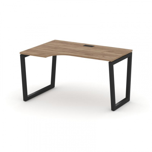 Style Project Стол рабочий эргоном. SN-5T2.SPA-001(L) Акация Лорка/Металл Антрацит/Заглушка Пластик фото 8