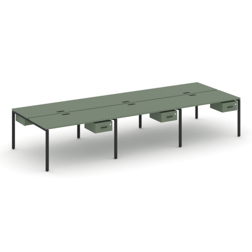 Бенч-система на 6 мест с подвесными тумбами Concept CN.DRS-151 Бенч-система на 6 мест с подвесными тумбами Concept CN.DRS-151