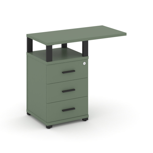 Тумба приставная с 3 ящиками Concept CN.TUS-002 B