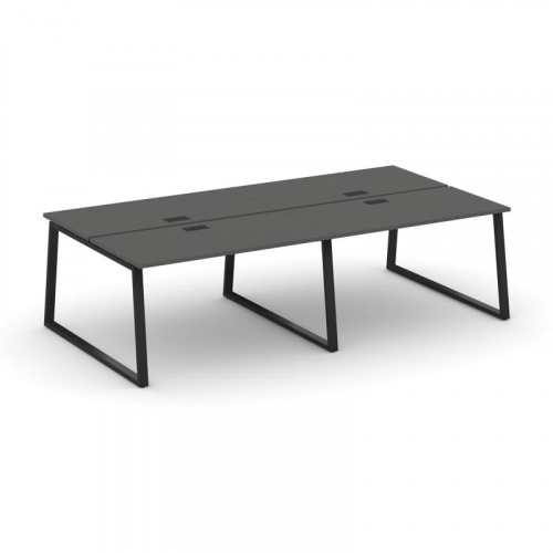 Style Project Рабочая станция 2-х сторон. SN-6T1.DRS-044 Акация Лорка/Металл Антрацит/Заглушка Пласт фото 7