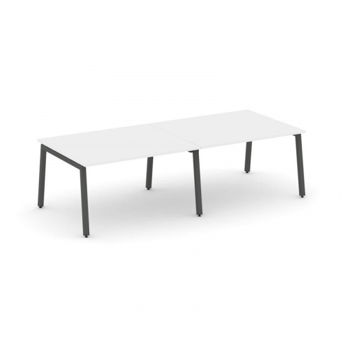 Style Project Стол переговорный SN-5A.SPRG-042.3 Тиквуд Светлый/Металл Белый 2360*1180*750 фото 23