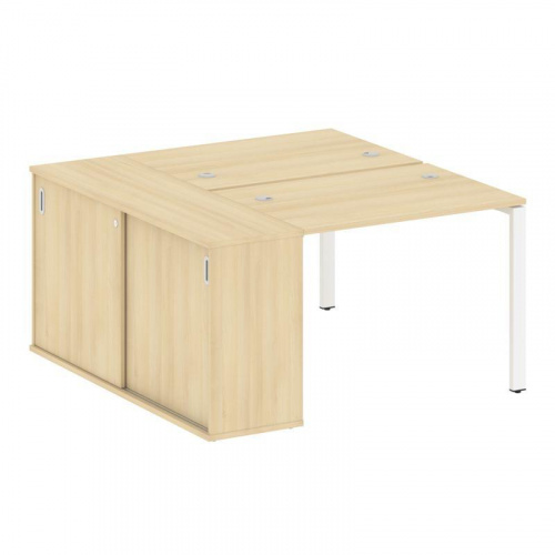 Бенч-система с шкафом-купе на П-обр. м/к Metal System БП.РС-СШК-1.1 фото 2