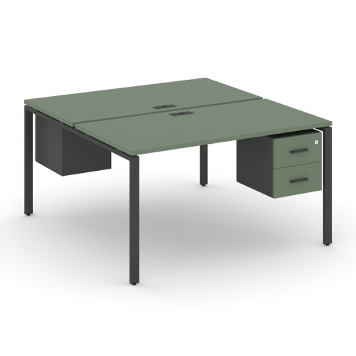 Бенч-система на 2 места с подвесными тумбами Concept CN.DRS-113 фото 2 Бенч-система на 2 места с подвесными тумбами Concept CN.DRS-113 фото 2