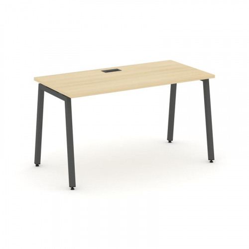 Style Project Стол письменный SN-4A.SP-012 Дуб Наварра/Металл Белый 1180*700*750 фото 19