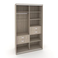 Корпус 2-х секционного шкафа высокого L=1700мм Maris SH.K2-7.1 K5