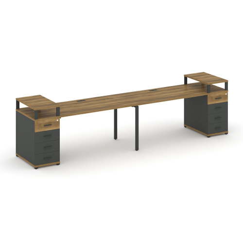 Бенч-система на 2 места с 2 опорными тумбами Concept CN.ORS-426 Бенч-система на 2 места с 2 опорными тумбами Concept CN.ORS-426