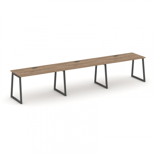 Style Project Рабочая станция 1 сторон. SN-4T1.ORS-033 Акация Лорка/Металл Антрацит/Заглушка Пластик фото 10