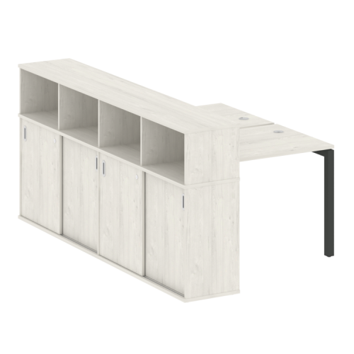 Бенч-система с шкафом-купе на П-обр. м/к Metal System Quattro 50БП.РС-СШК-4.1 фото 5 Бенч-система с шкафом-купе на П-обр. м/к Metal System Quattro 50БП.РС-СШК-4.1 фото 5