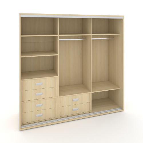 Корпус 3-х секционного шкафа низкого L=2219мм Maris SH.K3-5.2 K7