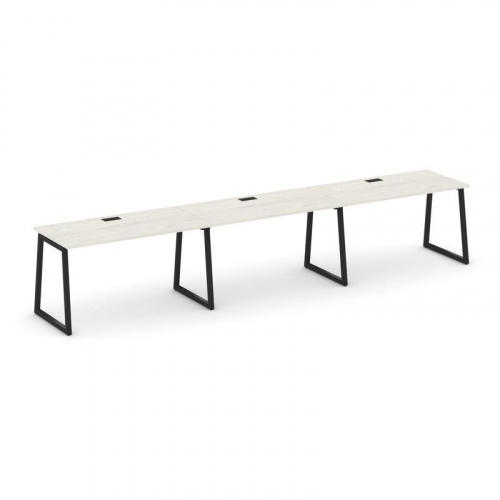 Style Project Рабочая станция 1 сторон. SN-4T1.ORS-033 Акация Лорка/Металл Антрацит/Заглушка Пластик фото 7