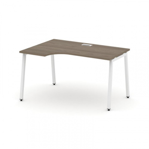 Style Project Стол рабочий эргоном. SN-4A.SPA-001(L) Дуб Наварра/Металл Антрацит 1380*600/980*750 фото 21