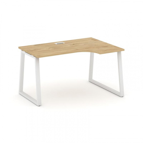 Style Project Стол рабочий эргоном. SN-6T1.SPA-012(R) Акация Лорка/Металл Антрацит/Заглушка Пластик фото 3 Style Project Стол рабочий эргоном. SN-6T1.SPA-012(R) Акация Лорка/Металл Антрацит/Заглушка Пластик фото 3