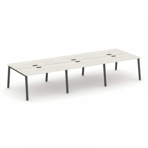 Style Project Рабочая станция 2-х сторон. SN-6A.DRS-081 Дуб Табак/Металл Белый 2940*1632*750 фото 27