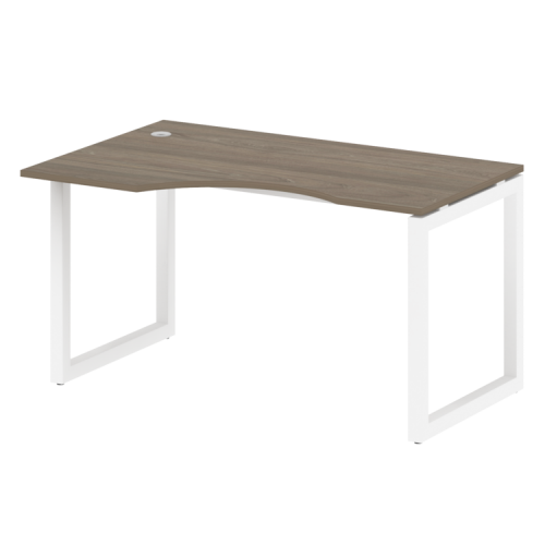 Стол криволинейный левый на О-обр. м/к Metal System Quattro 50БО.СА-2 (L) фото 3