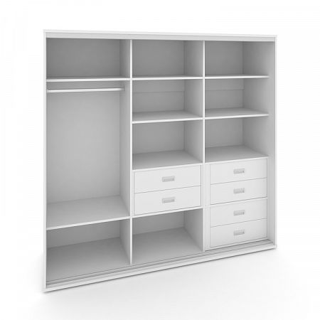 Корпус 3-х секционного шкафа низкого L=2669мм Maris SH.K3-8.2 K3