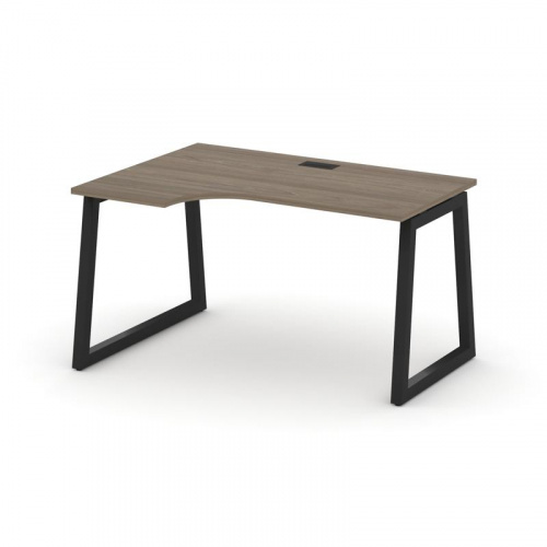 Style Project Стол рабочий эргоном. SN-5T1.SPA-001(L) Акация Лорка/Металл Антрацит/Заглушка Пластик фото 4 Style Project Стол рабочий эргоном. SN-5T1.SPA-001(L) Акация Лорка/Металл Антрацит/Заглушка Пластик фото 4