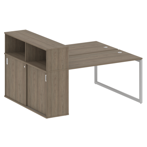 Бенч-система с шкафом-купе на О-обр. м/к Metal System Quattro 40БО.РС-СШК-2.3 фото 3