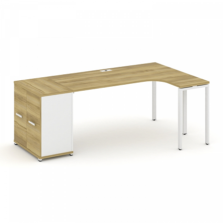 Стол эргономичный с опорным распашным шкафом Concept CN.SA-210(R)