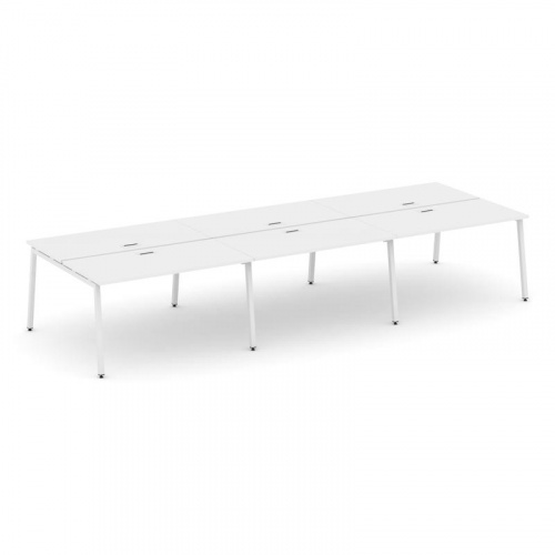 Style Project Рабочая станция 2-х сторон. SN-4A.DRS-082 Белый/Металл Антрацит 3540*1632*750 фото 21