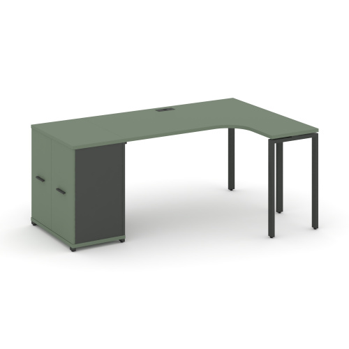 Стол эргономичный с опорным распашным шкафом Concept CN.SA-209(R) Стол эргономичный с опорным распашным шкафом Concept CN.SA-209(R)