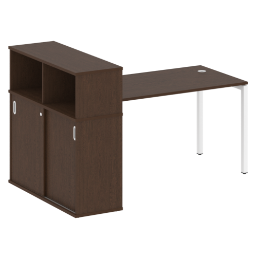 Стол офисный с шкафом-купе на П-обр. м/к Metal System Quattro 40БП.РС-СШК-3.3 фото 5 Стол офисный с шкафом-купе на П-обр. м/к Metal System Quattro 40БП.РС-СШК-3.3 фото 5