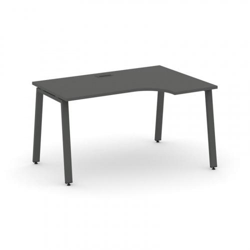 Style Project Стол рабочий эргоном. SN-6A.SPA-022(R) Антрацит/Металл Белый 1580*800/980*750 фото 15 Style Project Стол рабочий эргоном. SN-6A.SPA-022(R) Антрацит/Металл Белый 1580*800/980*750 фото 15