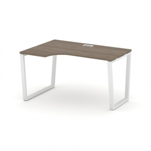 Style Project Стол рабочий эргоном. SN-6T2.SPA-001(L) Акация Лорка/Металл Антрацит/Заглушка Пластик фото 15