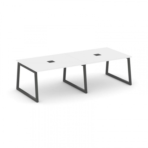 Style Project Стол переговорный SN-5T1.SPRG-042 Акация Лорка/Металл Антрацит/Заглушка Металл Антраци фото 26