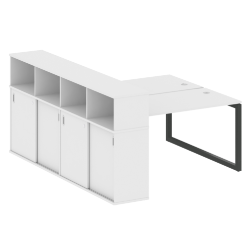 Бенч-система с шкафом-купе на О-обр. м/к Metal System Quattro 50БО.РС-СШК-4.3 фото 7