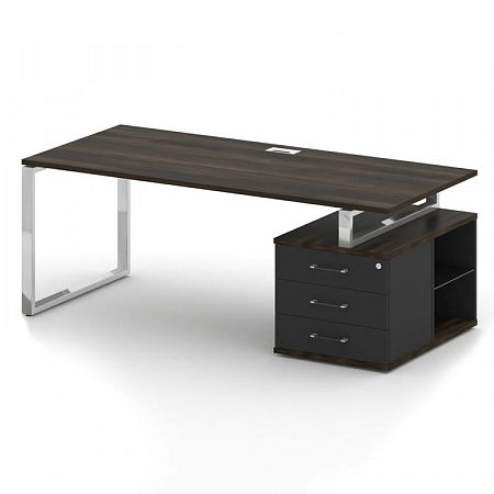 Стол руководителя с опорной тумбой Shift SK.SRT-200 (R)