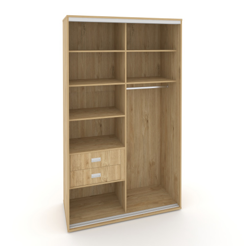 Корпус 2-х секционного шкафа высокого L=1400мм Maris SH.K2-4.1 K6 фото 4