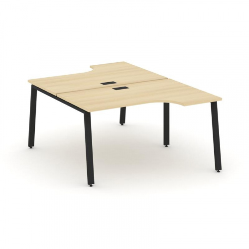 Style Project Рабочая станция эргоном. SN-6A.DRPA-012 Вяз Благородный/Металл Белый 1580*1432/1992*75 фото 5